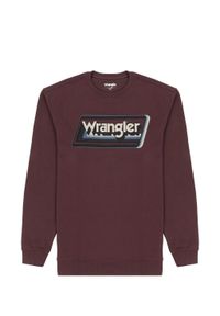 Wrangler - MESKA BLUZA GRAPHIC CREW BROWN 112341238 W6E9016299 #3