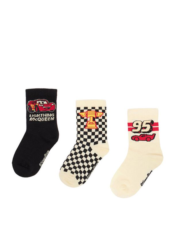 Skarpety długie Cars. Wzór: kolorowy