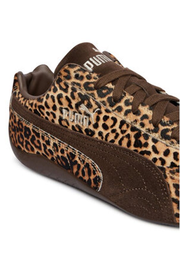 Puma Sneakersy Speedcat Wild 406690 01 Brązowy. Kolor: brązowy. Materiał: materiał