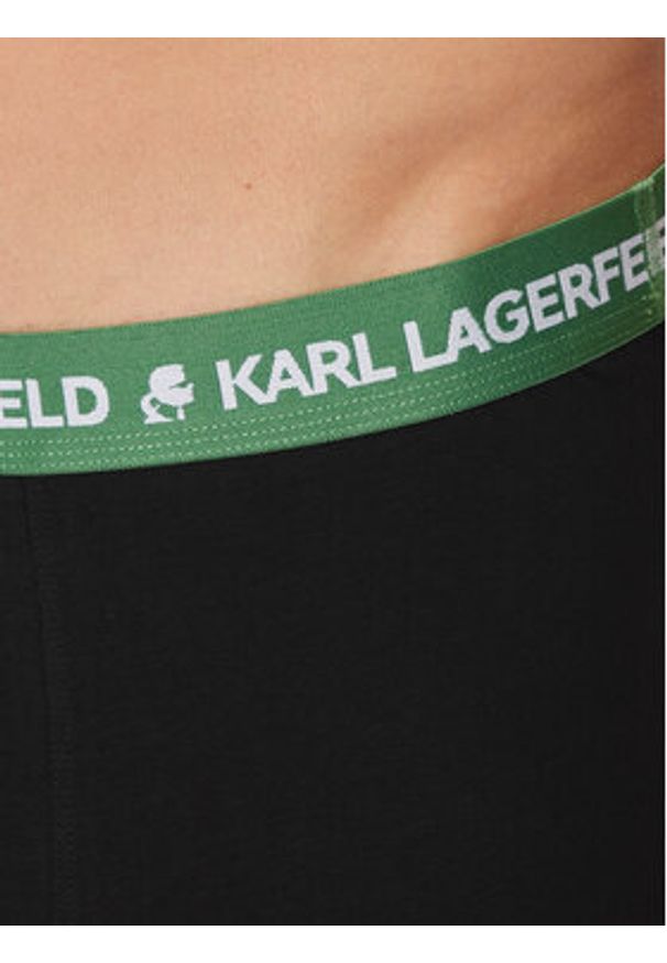 Karl Lagerfeld - KARL LAGERFELD Komplet 3 par bokserek 240M2108 Czarny. Kolor: czarny. Materiał: bawełna