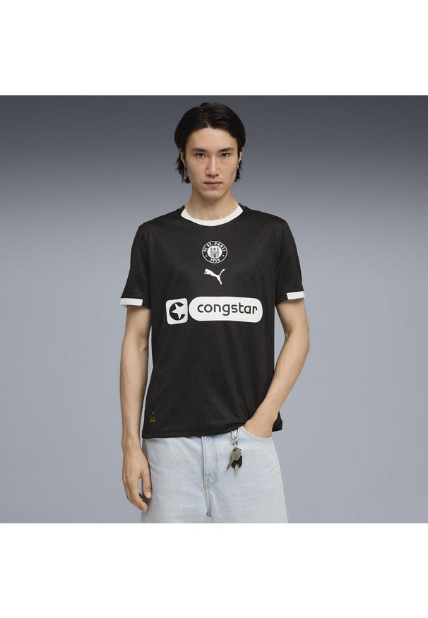 Puma - Męska trzecia koszulka FC St. Pauli 25/26 PUMA Black White. Kolor: czarny, biały, wielokolorowy. Sport: piłka nożna