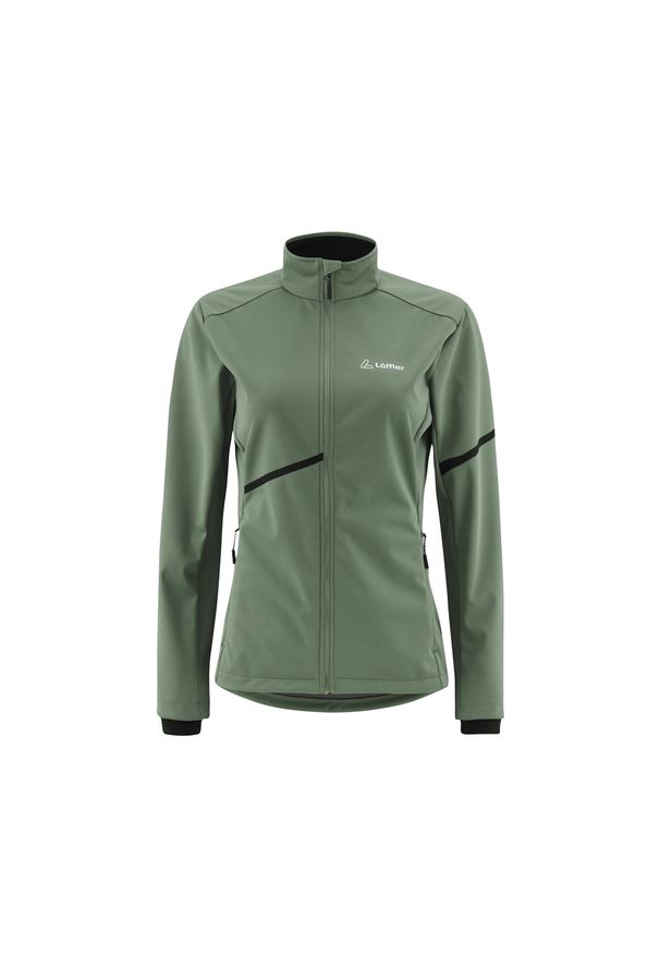 LOFFLER - Damski polar Löffler Farida CF AB Light. Kolor: zielony. Materiał: polar
