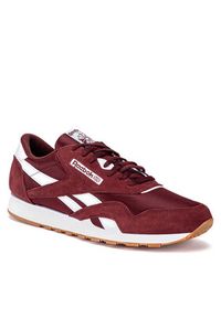 Reebok Sneakersy CLASSIC NYLON 100205110 Bordowy. Kolor: czerwony. Materiał: materiał. Model: Reebok Nylon, Reebok Classic #7