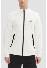 Aeronautica Militare - AERONAUTICA MILITARE Biała bawełniana męska bluza, Rozmiar M. Okazja: na co dzień. Kolor: biały. Materiał: bawełna. Styl: casual #1