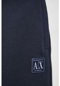 Armani Exchange szorty bawełniane 3LZSAF.ZJFAZ męskie kolor granatowy. Kolor: niebieski. Materiał: bawełna #2