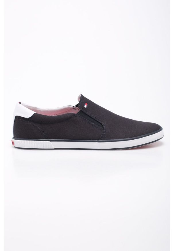 TOMMY HILFIGER - Tommy Hilfiger - Tenisówki. Nosek buta: okrągły. Kolor: niebieski. Materiał: guma