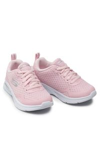 skechers - Skechers Sneakersy Microspec Max 302378L/LTPK Różowy. Kolor: różowy. Materiał: materiał #7