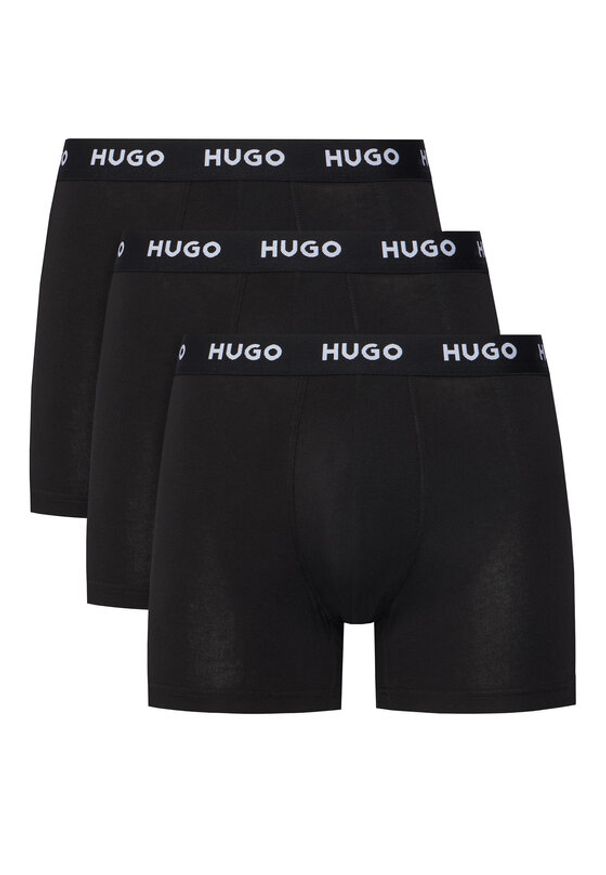 Hugo - HUGO Komplet bokserek Triplet 50532613 Czarny. Kolor: czarny. Materiał: bawełna