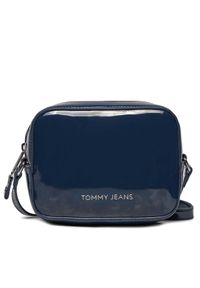 Tommy Jeans Torebka Tjw Ess Must Camera Bag Patent AW0AW15826 Granatowy. Kolor: niebieski. Materiał: skórzane