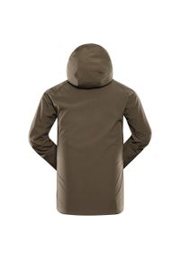 ALPINE PRO - Kurtka softshell męska Alpine Pro Hoor. Kolor: zielony. Materiał: softshell. Sport: turystyka piesza