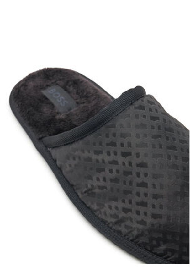 BOSS - Boss Kapcie Home 50529162 Czarny. Kolor: czarny. Materiał: materiał