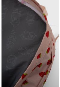 JanSport - Jansport plecak damski kolor różowy duży wzorzysty. Kolor: różowy
