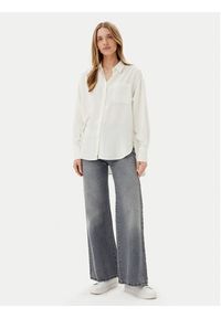 JJXX Koszula Jamie 12269668 Biały Oversize. Kolor: biały. Materiał: wiskoza