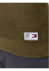 Tommy Jeans Sweter DM0DM15060 Zielony Regular Fit. Kolor: zielony. Materiał: syntetyk #5