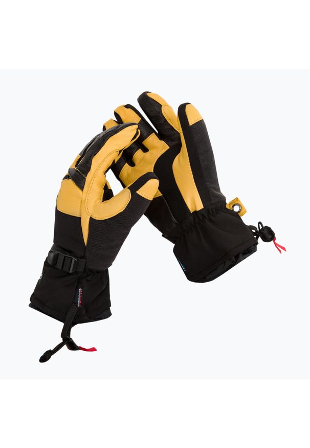 Rękawice snowboardowe męskie Level Ranger Leather. Kolor: czarny. Sezon: zima. Sport: snowboard