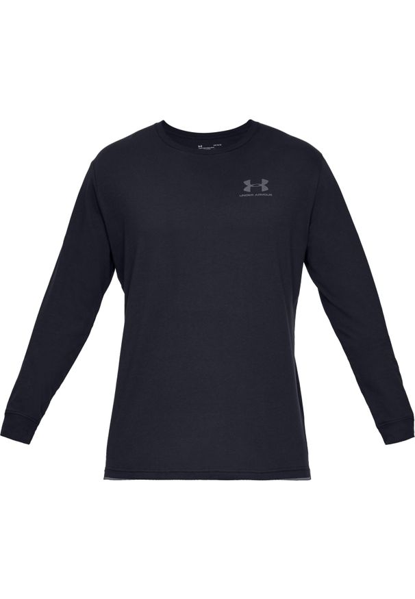 Koszulka z długim rękawem Under Armour Sportstyle Left Chest. Kolor: czarny. Długość rękawa: długi rękaw. Długość: długie. Sport: bieganie, fitness