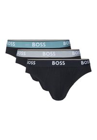 BOSS Komplet 3 par slipów 50531681 Czarny. Kolor: czarny. Materiał: bawełna