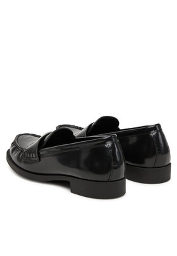 Love Moschino - LOVE MOSCHINO Mokasyny JA10222G1NJD000A40 Czarny. Kolor: czarny. Materiał: skóra