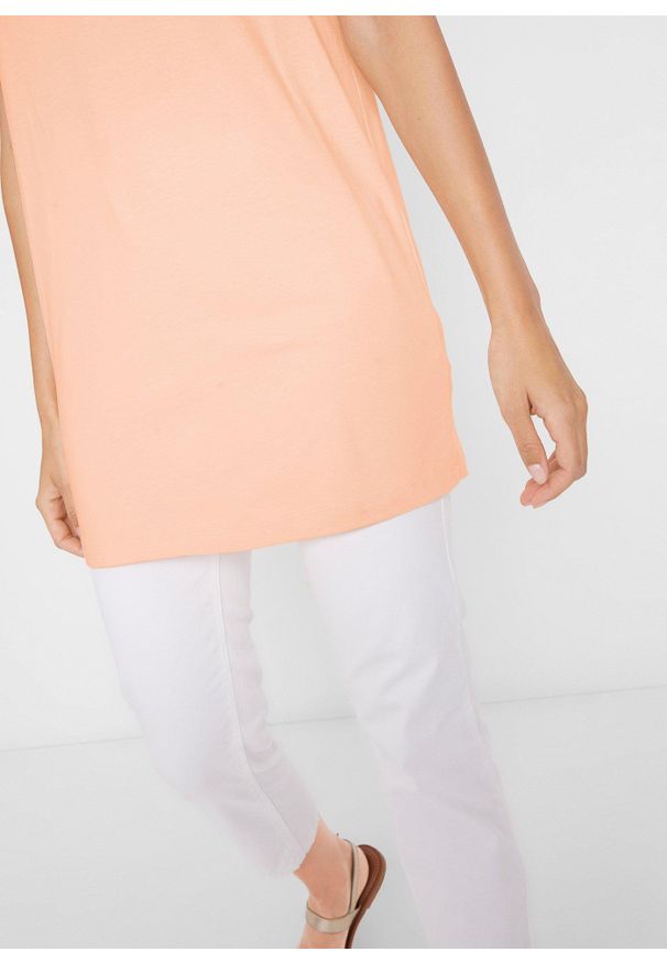 bonprix - Długi shirt (2 szt.). Kolor: niebieski. Długość rękawa: krótki rękaw. Długość: krótkie, długie