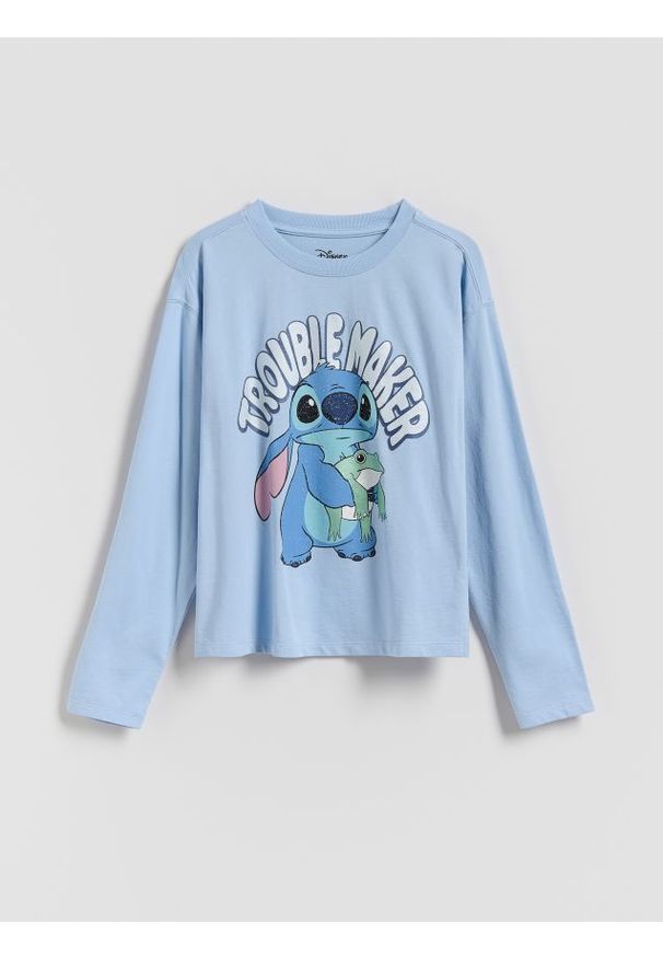 Reserved - Koszulka Lilo i Stitch - jasnoniebieski. Kolor: niebieski. Materiał: bawełna