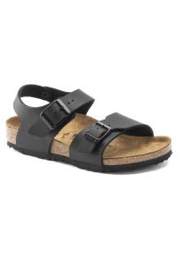 Sandały Birkenstock New York Bs Jr 187603 czarne. Kolor: czarny. Materiał: guma, materiał. Sezon: lato #4