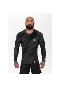 PITBULL - Longsleeve męski Pitbull Rashguard Dot Camo II. Kolor: szary. Długość rękawa: długi rękaw #1