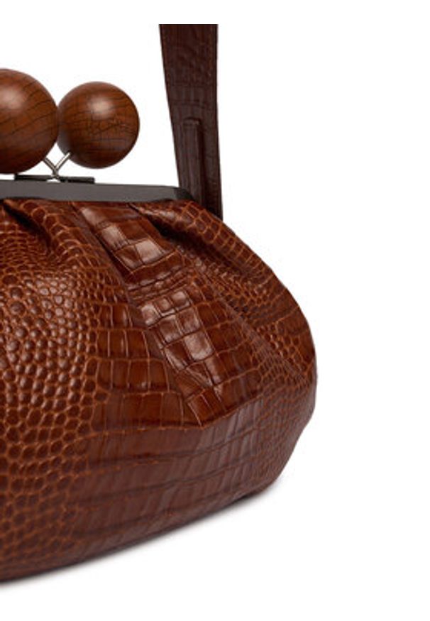 Weekend Max Mara Torebka 2615511194600 Brązowy. Kolor: brązowy. Materiał: skórzane