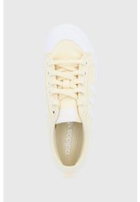 adidas Originals Trampki Nizza Platform damskie kolor żółty. Nosek buta: okrągły. Zapięcie: sznurówki. Kolor: żółty. Obcas: na platformie #3
