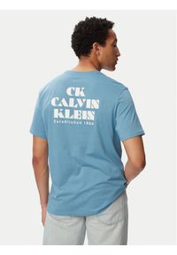 Calvin Klein Jeans T-Shirt Resort Graphic LV04RG802G Niebieski Regular Fit. Kolor: niebieski. Materiał: bawełna #1