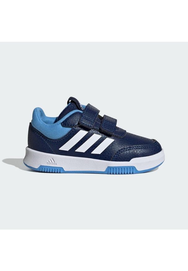 Adidas - Tensaur Hook and Loop Shoes. Kolor: biały, wielokolorowy, niebieski. Materiał: materiał