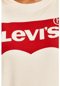 Levi's® - Levi's - Bluza. Okazja: na spotkanie biznesowe. Kolor: biały. Wzór: nadruk. Styl: biznesowy #5