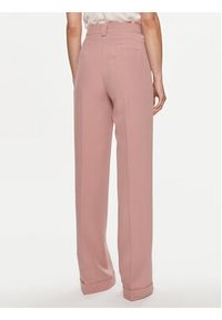 Maryley Spodnie materiałowe 24EB537/43BH Różowy Straight Leg. Kolor: różowy. Materiał: syntetyk #5