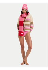 Roxy Kardigan Marble Tiles Stripe ERJSW03669 Beżowy Regular Fit. Kolor: beżowy. Materiał: syntetyk #5