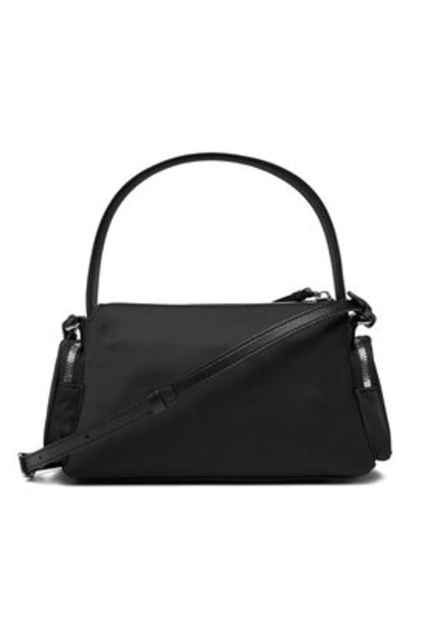 Calvin Klein Torebka Pocket Nylon Bag W/ Strap LV04F3132G Czarny. Kolor: czarny