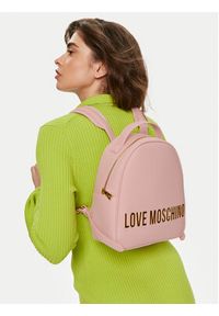 Love Moschino - LOVE MOSCHINO Plecak JC4197PP1LKD0600 Różowy. Kolor: różowy. Materiał: skóra #4