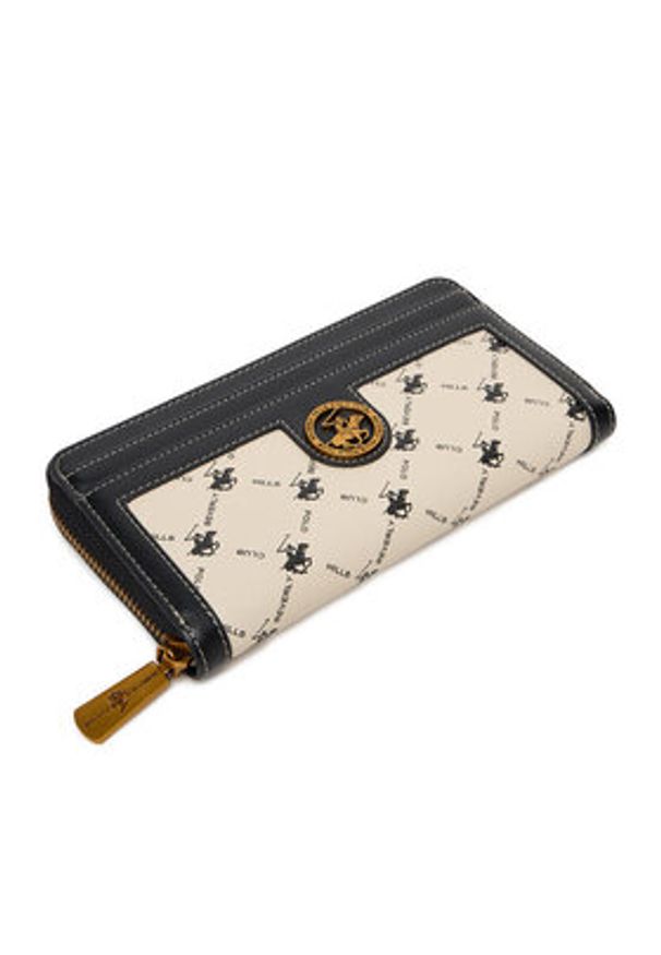 Beverly Hills Polo Club Portfel CEO-BHPC-W1-001-AW25 Écru. Materiał: materiał, syntetyk