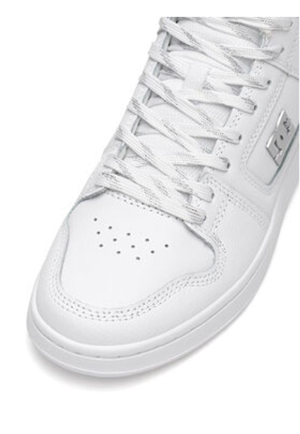 DC Shoes Sneakersy MANTECA 4 HI ADJS100164-WS4 Biały. Kolor: biały. Materiał: skóra
