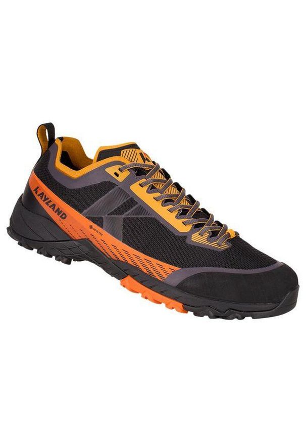 Buty trekkingowe Kayland Tuono GTX. Kolor: szary, pomarańczowy, czarny, wielokolorowy, żółty. Sport: turystyka piesza