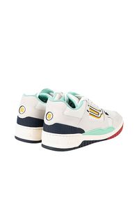 Bally Sneakersy "Kuba-T" | 6226048 | Kuba-T | Mężczyzna | Biały, Żółty, Szary, Turkusowy. Kolor: biały, wielokolorowy, turkusowy, żółty, szary. Materiał: skóra, tkanina. Wzór: aplikacja, nadruk #4