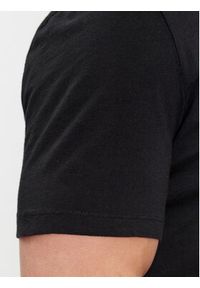 Guess T-Shirt Ss Cn Treated M4RI49 KBL31 Czarny Slim Fit. Kolor: czarny. Materiał: bawełna #5