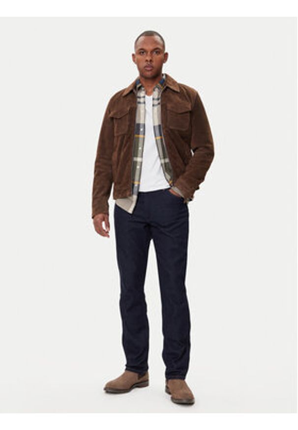 Wrangler Jeansy Greensboro 112362557 Granatowy Straight Leg. Kolor: niebieski