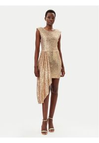 Gaudi Sukienka koktajlowa 511FD14008 Złoty Regular Fit. Kolor: złoty. Materiał: syntetyk. Styl: wizytowy #1