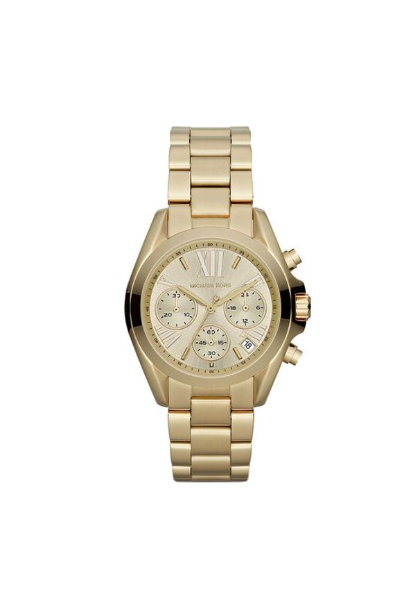 Michael Kors Zegarek Mini Bradshaw MK5798 Złoty. Kolor: złoty