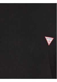 Guess T-Shirt M2YI36 I3Z14 Czarny Slim Fit. Kolor: czarny. Materiał: bawełna