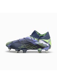 Puma - Buty piłkarskie PUMA Future 7 Ultimate MxSG. Kolor: fioletowy, żółty, wielokolorowy, zielony, biały. Sport: piłka nożna