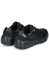 Buty do chodzenia męskie Fila 101058712V. Zapięcie: sznurówki. Kolor: czarny. Materiał: materiał, syntetyk, tkanina. Szerokość cholewki: normalna. Sport: turystyka piesza