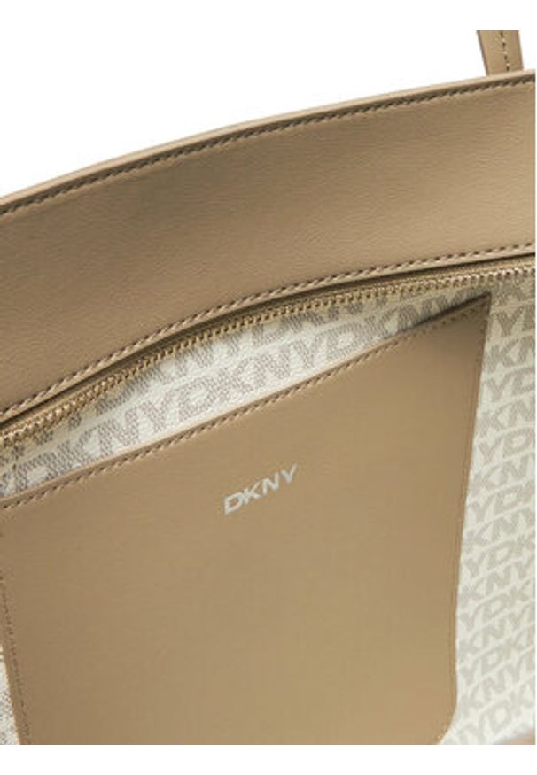 DKNY Torebka R44AYI42 Brązowy. Kolor: brązowy. Materiał: skórzane