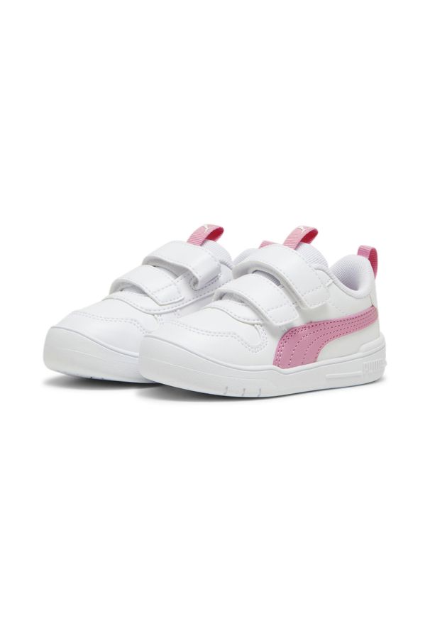 Puma - Niemowlęce buty sportowe Multiflex SL V PUMA White Mauved Out Pink. Kolor: wielokolorowy, biały, różowy