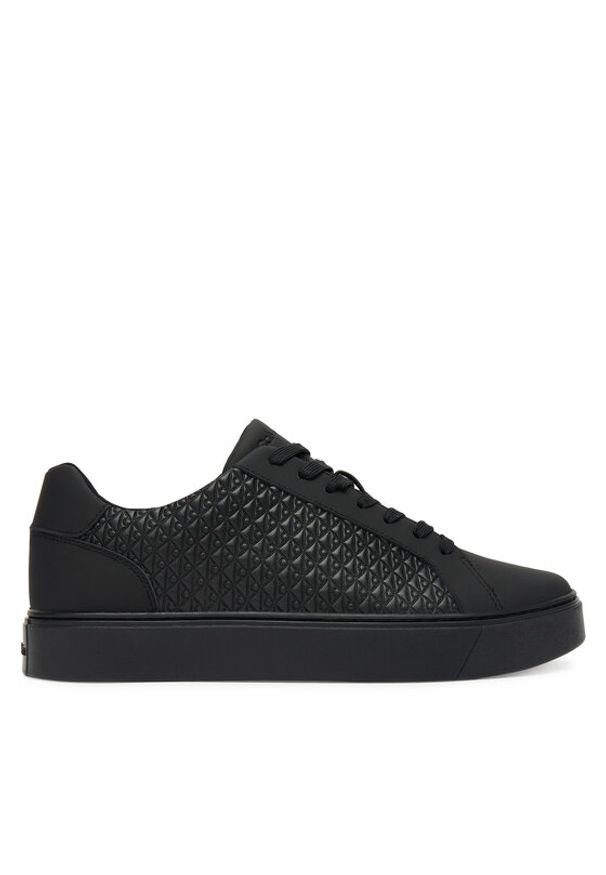Calvin Klein Sneakersy Classic Cupsole Laceup Aop YM0YM01431 Czarny. Kolor: czarny. Materiał: skóra