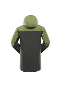 ALPINE PRO - Kurtka męska trekkingowa wodoodporna Alpine Pro Zarr 2. Kolor: zielony. Materiał: hardshell. Sport: turystyka piesza, wspinaczka